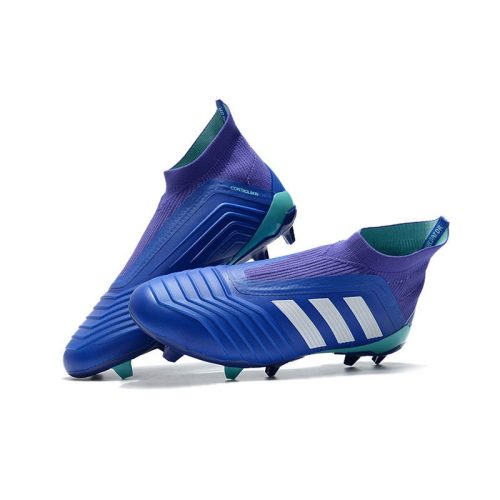 adidas Predator 18+ FG para Niños - Azul Blanco_2.jpg